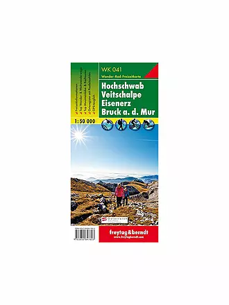 FREYTAG & BERNDT | Wanderkarte WK 041 Hochschwab - Veitschalpe - Eisenerz - Bruck an der Mur, 1:50.000 | 